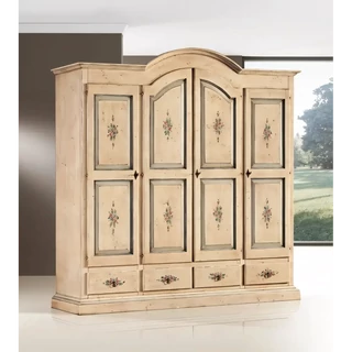 Gardróbszekrény, 4 ajtós, 4 fiókkal – Morello 4566