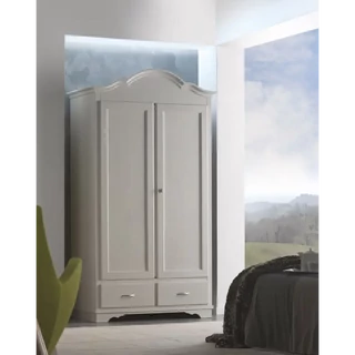 Gardróbszekrény, 2 ajtós, 2 fiókkal – Morello 4569