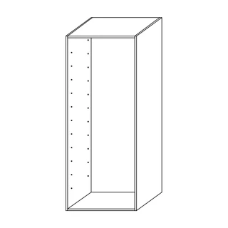 Gardróbszoba-elem, széles, kőrisfából – Morello 4467