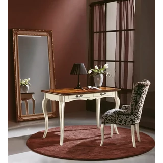 Íróasztal 2 fiókkal, intarziás – Morello 3899