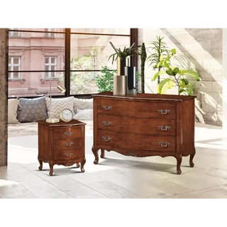 Komód 2 db éjjeliszekrénnyel – Morello 4348