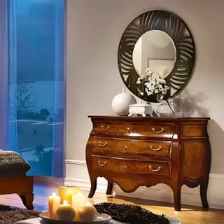 Komód 3 fiókkal, Bois de Violette intarziával – Morello Napoletano 4090