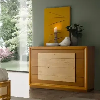 Komód 4 fiókkal, fenyőfa előlappal, push-pull mechanizmussal – Morello 3956