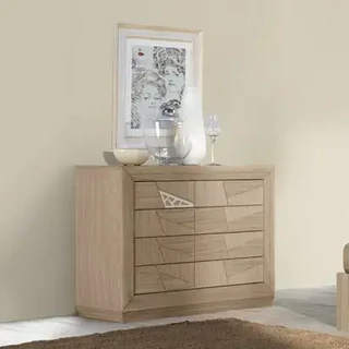 Komód 4 fiókkal, háromszöges mintával – Morello 3994