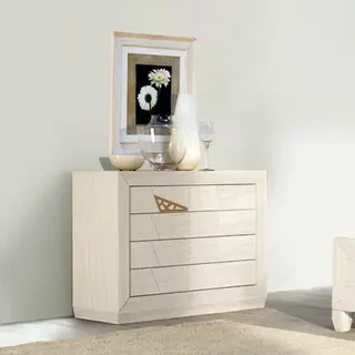 Komód 4 fiókkal, háromszöges mintával – Morello 4003