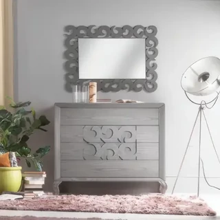 Komód 4 fiókkal, push-pull mechanizmussal, faragott díszítéssel – Morello 4071