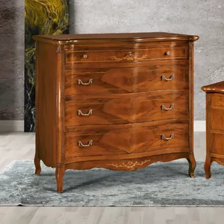 Komód 4 fiókkal, intarziás – Morello 4340