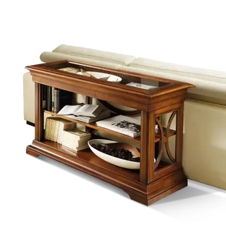 Könyvespolc üveg fedlappal – Morello 3470