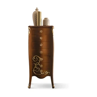 Magas fiókos komód 7 fiókkal, domború (relief) díszítéssel – Morello 3502