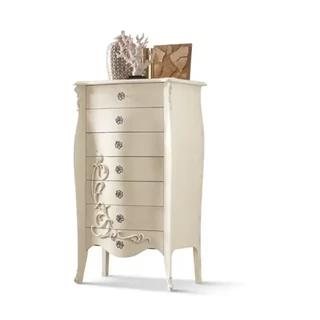 Magas fiókos komód 7 fiókkal, domború (relief) díszítéssel – Morello 3503