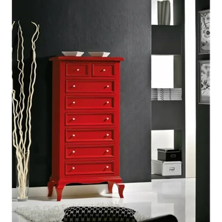 Magas fiókos komód 8 fiókkal, provanszi stílusú – Morello 3515