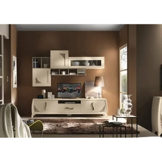 Nappali szekrénysor áttört díszítéssel – Morello 3144