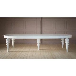 Ovális étkezőasztal, bővíthető (kihúzható) – Morello 2318