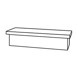 Polc elem előszobafalhoz, 1 fiókkal – Morello 3616.A