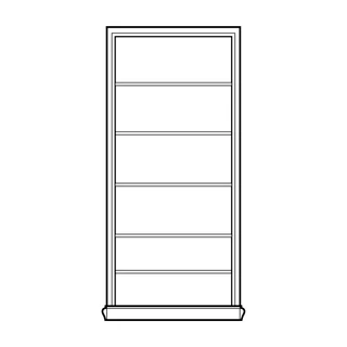 Polcos elem 4 polccal, széles – Morello 2882