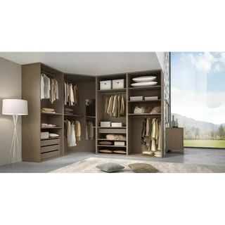 Sarok gardróbszoba nyitott gardróbszekrénnyel – Morello 4462.A