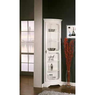 Sarok vitrines szekrény, 1 ajtós – Morello 3014