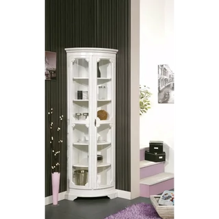 Sarok vitrines szekrény, 2 ajtós – Morello 3015