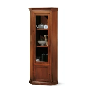 Sarok vitrines szekrény, 2 ajtós – Morello 3030