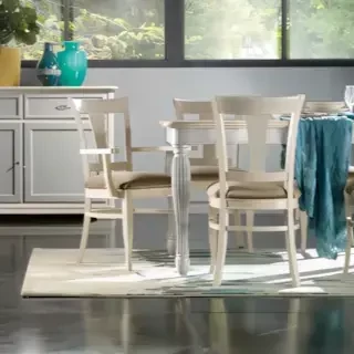 Karosszék kárpitozott ülőfelülettel – Morello 2051