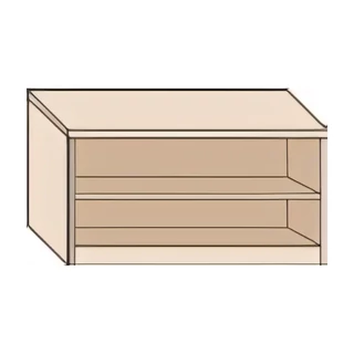 Szekrénysor-elem 2 polccal, 100x62,5 cm – Morello 3173