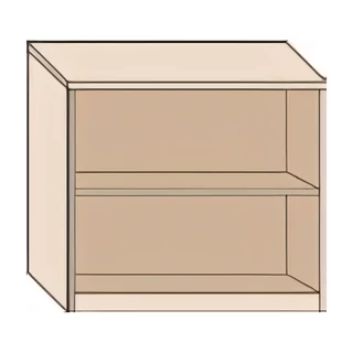 Szekrénysor-elem 2 polccal, 100x114 cm – Morello 3174