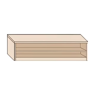 Szekrénysor-elem 2 polccal, 148x50,5 cm – Morello 3181