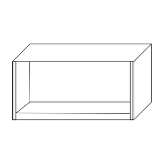 Szekrénysor-elem, 90 cm széles, 39 cm mély – Morello 3112.A