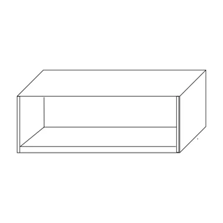 Szekrénysor-elem, 120 cm széles, 48 cm mély – Morello 3113.B