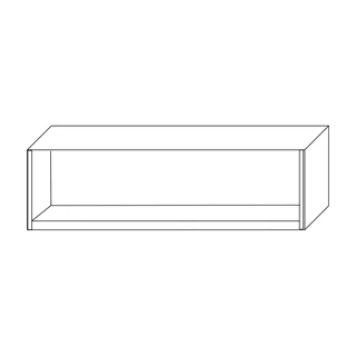 Szekrénysor-elem, 150 cm széles, 39 cm mély – Morello 3114.A