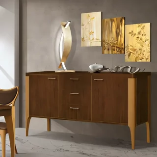 Tálalószekrény, 2 ajtós, 3 fiókkal – Morello 2010