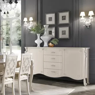 Tálalószekrény, 2 ajtós, 4 fiókkal – Morello 2093