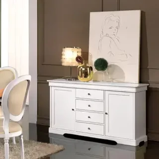 Tálalószekrény, 2 ajtós, 4 fiókkal, Lajos Fülöp stílusú – Morello Luigi Filippo 2187