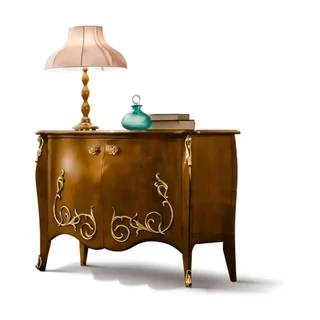 Tálalószekrény, 2 ajtós, domború (relief) díszítéssel – Morello 2767