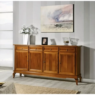 Tálalószekrény, 4 ajtós, 4 fiókkal, provanszi stílusú – Morello 2776