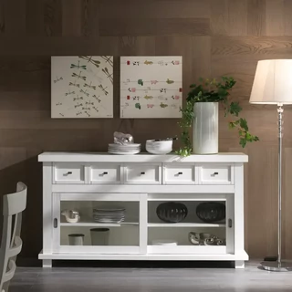 Tálalószekrény, 2 tolóajtós, 5 fiókkal – Morello 2800