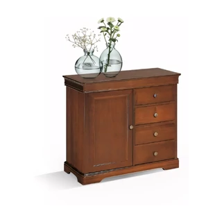 Tálalószekrény, 1 ajtós, 4 fiókkal, Lajos Fülöp stílusú – Morello Luigi Filippo 2803