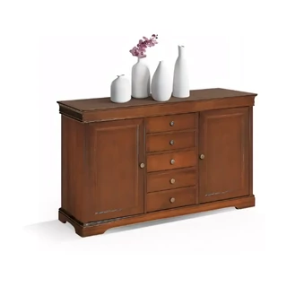 Tálalószekrény, 2 ajtós, 5 fiókkal, Lajos Fülöp stílusú – Morello Luigi Filippo 2805