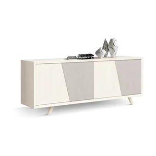 Tálalószekrény, 4 ajtós, ferde lábakkal – Morello 2831