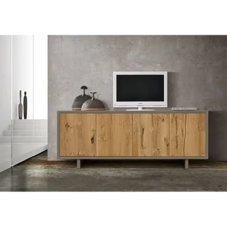 Tálalószekrény, 4 ajtós, szánkótalppal és push-pull mechanizmussal – Morello 2832