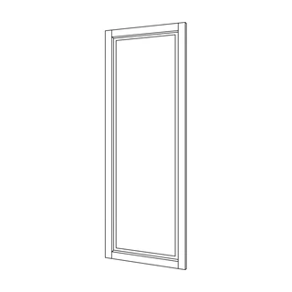 Tükör elem előszobafalhoz, 70 cm széles – Morello 3608.S