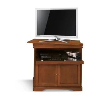 TV-szekrény, 2 ajtós, forgatható asztallappal, Lajos Fülöp stílusú – Morello Luigi Filippo 3344