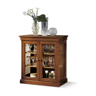 Vitrines kisszekrény, 2 ajtós – Morello 3052