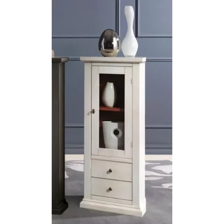 Vitrines kisszekrény, 1 ajtós, 2 fiókkal – Morello 3460