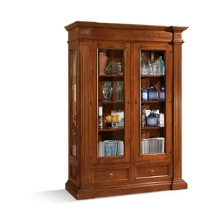 Vitrines szekrény, 2 ajtós, 2 fiókkal – Morello 2932