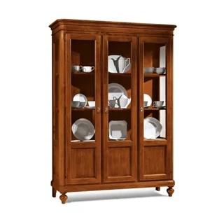 Vitrines szekrény, 3 ajtós – Morello 2943