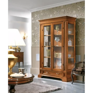 Vitrines szekrény, 2 ajtós, 1 fiókkal, titkos rekesszel – Morello 2955