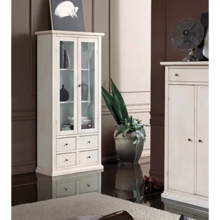 Vitrines szekrény, 2 ajtós, 4 fiókkal – Morello 2960