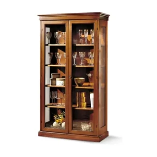 Vitrines szekrény, 2 ajtós, 2 fiókkal – Morello 2973