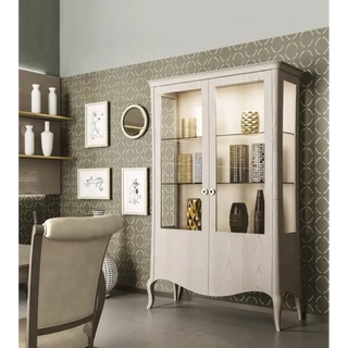 Vitrines szekrény, 2 ajtós – Morello 2979